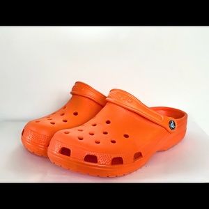 Brand New, orange Crocs that are M 6, W 8